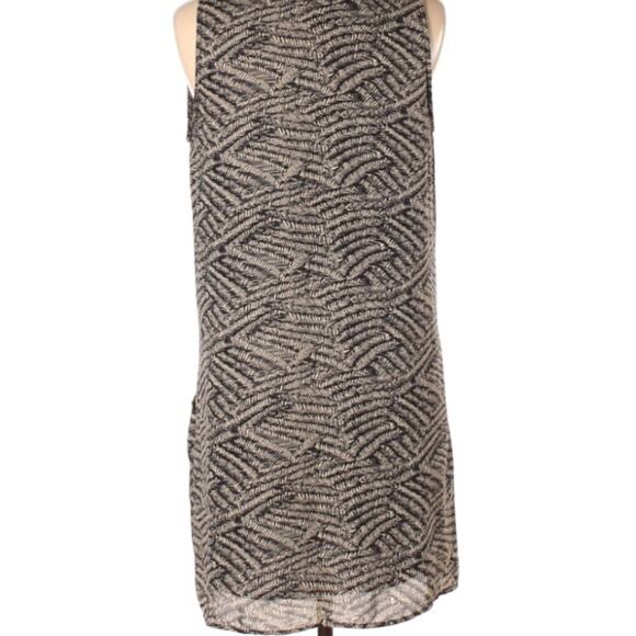 Collective Concepts Black Tan Dress Medium - Picture 2 of 6